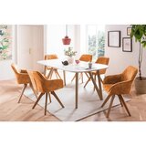 Livetastic Naslanjač Samt, Zlata, Vrtljivo | Shoptok.si
