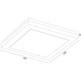  argon 7267 - plafonsko svetlo tabor 2xE27/15W/230V 32x32 cm bež | Eponuda.com