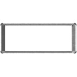  Povišeni vrtni krevet Srebrna 100 x 40 x 55 cm cinkani | shoptok.hr