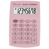 VECTOR KAV VC-210 PK pocket calculator, 8 digits, 64x98.5 mm, light pink | shoptok.hr
