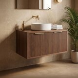 Rea Kopalniška omarica pod umivalnikom Core 80cm Brown Cene