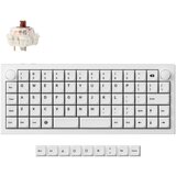 KEYCHRON Q15 Max QMK Brezžična mehanska tipkovnica / bela / Gateron Jupiter Brown / Q15M-M3, (22108694) | Shoptok.si