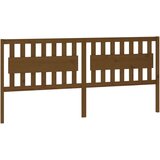 Maison Chic posteljno vzglavje - vzglavna omarica - nočna omarica medeno rjavo 205,5x4x100 cm trdna borovina, (21707074) Cene