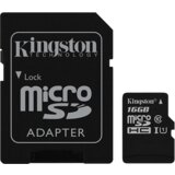 Kingston UHS-I U1 MicroSDHC 16GB + Adapter SDCIT16GB memorijska kartica Cene