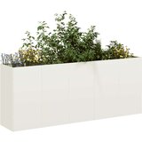 vidaXL Sadilnik White 200x40x80 cm Hladno valjano jeklo Cene