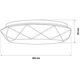  LED prigušiva kupatilsko svetlo GALAXY LED/72W/230V 3000-6000K IP44 + daljinski upravljač | Eponuda.com