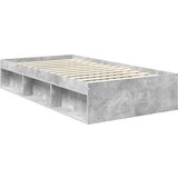  Okvir za krevet s uzglavljem Betonska siva 100 x 200 cm | shoptok.hr