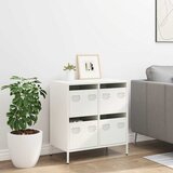  Komoda bijela 68x39x73,5 cm hladno valjani čelik | shoptok.hr