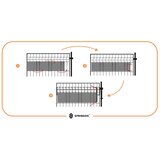  FN0007 KOPČE ZA MONTAŽU TRAKE ZA OGRADU SVIJETLO SIVE 19 CM | shoptok.hr