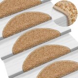  Otirači za stepenice 10 kom 56 x 17 x 3 cm krem | shoptok.hr