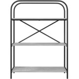  Polica Siva Sonoma 80 x 30 x 109 cm Konstruirano drvo | Eponuda.com