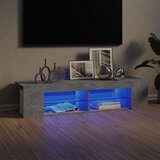 vidaXL TV ormarić s LED svjetlima siva boja betona 135 x 39 x 30 cm Cijene