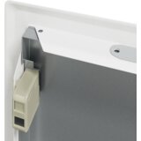 vidaXL Dostopna enota Bela 30 x 30 cm Jeklo | Shoptok.si