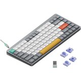 Nuphy Air75 V2 Brezžična Mehanska Tipkovnica, Bluetooth / 2.4 GHz, Slim, US Layout, Lunar Gray Switch Wisteria, (21755795) Cene