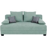 P & B BOXSPRING ZOFA, metino zelena tekstil, leseni material u