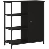  Komoda crna 70 x 30 x 80 cm od konstruiranog drva | shoptok.hr