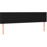  LED uzglavlje crno 200x5x78/88 cm od tkanine | shoptok.hr