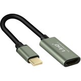 LINQ USB-C moški na HDMI ženski video kabel/adapter, - siv, (20630305) | Shoptok.si