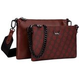 Vuch Crossbody torba Clasie MN Wine, dvije odvojive torbice | shoptok.hr