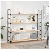 vidaXL Plutajuća polica 140x30x2 cm masivno neobrađeno drvo bagrema | shoptok.hr