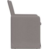  Trpezarijske stolice 2 pcs Sivo-smeđa 57 x 67 x 95 cm tkanina | shoptok.hr