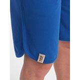 Ombre Men's sweat shorts with rounded leg - blue | Shoptok.si