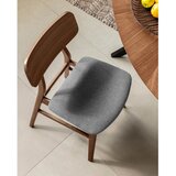 Kave Home Temno sivi/rjavi jedilni stoli v kompletu 2 ks v orehovem dekorju Selia – | Shoptok.si