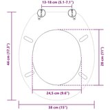  WC daska Siva 43 8 x 37 8 cm MDF ploča - 1 Porculan Ne | shoptok.hr