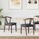  Stolac za blagovanje 2 pcs Svijetlosmeđa i crna | Eponuda.com
