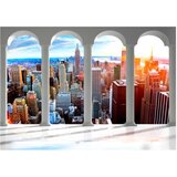  Samoljepljiva foto tapeta - Pillars and New York 196x140 | shoptok.hr