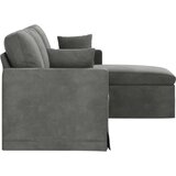 SOFA Tamno siva 198 x 134 x 80 cm Baršun | shoptok.hr