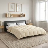  Ljetni pokrivač Šonerisan Krema 200 x 240 cm Mikrovlakna | shoptok.hr