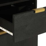vidaXL 4-dijelni set kupaonskog namještaja crni od konstruiranog drva | shoptok.hr
