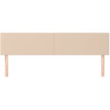  Uzglavlja cappuccina 180x5x78/88 cm od umjetne kože | shoptok.hr