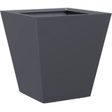  Vrtne sadilice 2 kom antracit 30x30x30 cm čelične | shoptok.hr