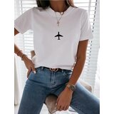 GLT Ženska majica "Avion", Bela | Eponuda.com