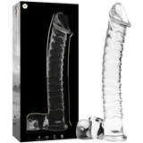 Nebula Model 23 Dildo Borosilicate Glass 21.5x4cm Clear