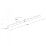  led svetiljka 1118 zidna 12W 3000K IP54 crna | Eponuda.com