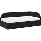 vidaXL Kotni okvir postelje z matrico z vzglavjem 2 pcs Črna Žamet, (5000155857) | Shoptok.si