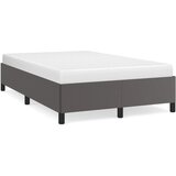 vidaXL Posteljni okvir siv 120x190 cm umetno usnje Cene
