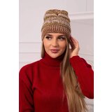 Kesi Cap with fleece Patrycja K254 khaki+camel Cijene