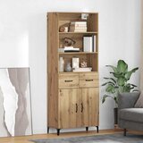  Highboard Umjetnički hrast 69,5 x 34 x 180 cm Konstruirano drvo Cijene