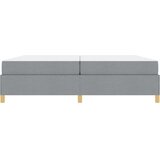  Krevetna konstrukcija Svijetlo siva 200 x 200 cm tkanina | shoptok.hr