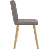  Jedilni stoli 6 kosov taupe blago, (21828372) | Shoptok.si