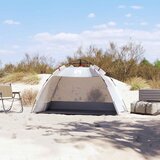  Šator za plažu za 2 osobe vodootporni sivi | shoptok.hr