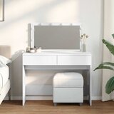  Toaletni stolić s LED svjetlima bijeli 100x40x120 cm | shoptok.hr