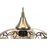 Opviq Vislica NEVRA, multicolor, metal/ staklo, promjer sjenila 26 cm, visina 65 cm , podesiva visina, E27 60 W, Nevra Büyük Tekli Sarı Bal Camlı | shoptok.hr