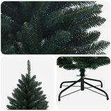  Umjetno božićno drvce s nogom 240 cm PVC Tamnozelena | shoptok.hr