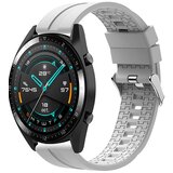 INF Bel silikonski pašček za uro Huawei GT - 20 mm srebrna zaponka, (22064139) | Shoptok.si