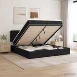  Podesivi krevet s madracem Crna 200 x 200 cm Baršun | shoptok.hr